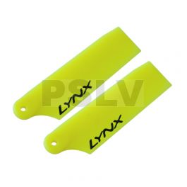 LX60474  Lynx Plastic Tail Blade 47 mm   Yellow Neon  300X